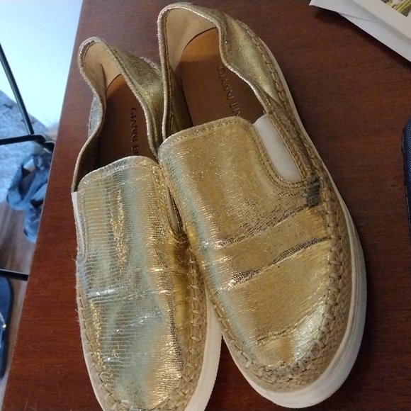 Gianni Bini Iridescent Sparkle Glitter Slip Ons Size 8.5 m - Picture 1 of 8